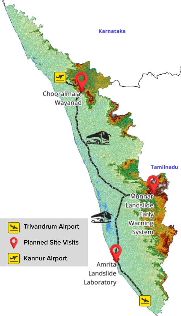 kerala-route-map